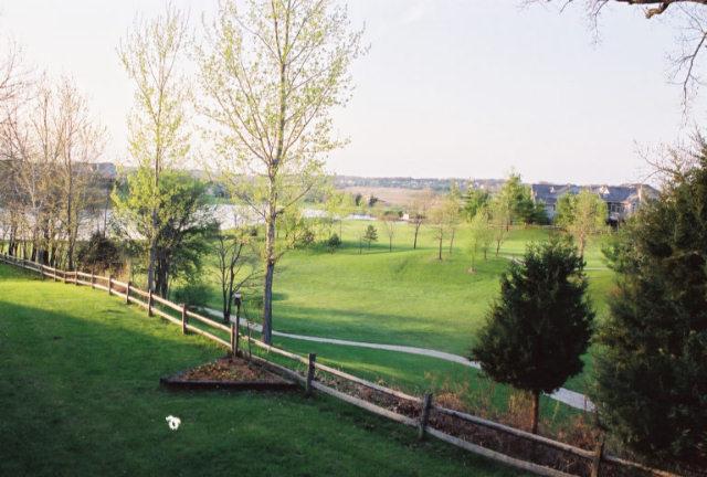 View from deck of Brown Deer Golf Course